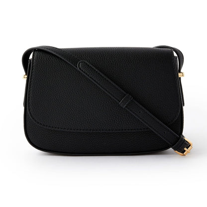 Accessorize London Women's Black Faux Leather Green Ruby Croc Sling Bag | Casual Crossbody Bag for Girls for Everyday Use, Parties, Functions, College & Office