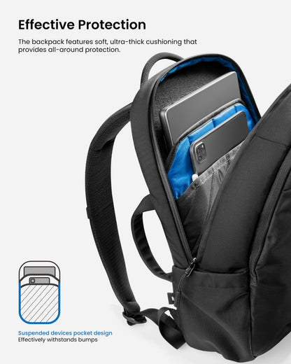 UrbanEX-T65 Laptop Backpack Black 15.6 Inch/20L