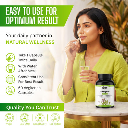 CITRUS NUTRACEUTICAL Astragalus Root Extract 500mg