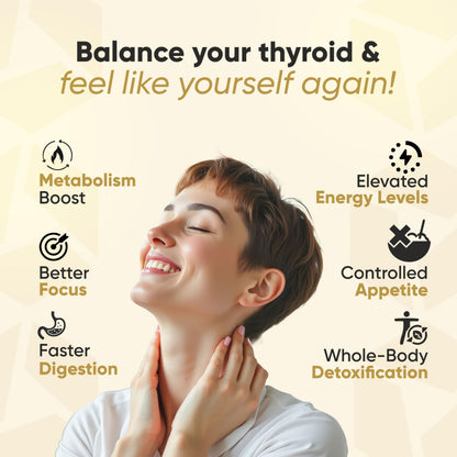 Vitaminnica Thyroid Support Capsules – 60 Vegan Capsules with Iodine - Energy