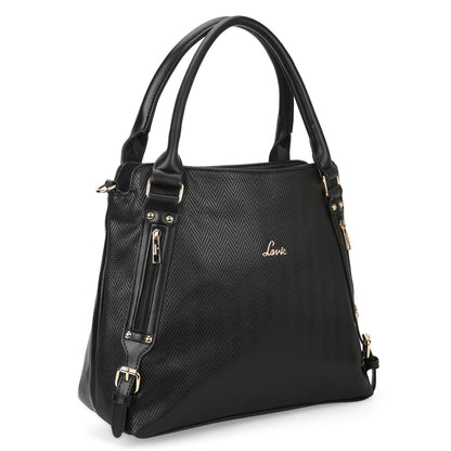 Lavie Women's Faroe Satchel Handbag for Women | Satchel Bag for Work | Ladies purse | Stylish Shoulder Bag | Gift For Women | Rakhi Gift for Sister
