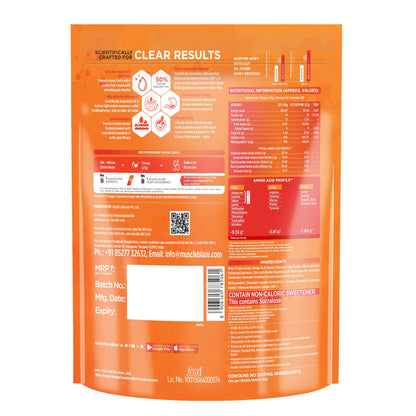 MuscleBlaze Biozyme Clear Whey Protein Isolate | 20g Protein, 92 Calori- image 8