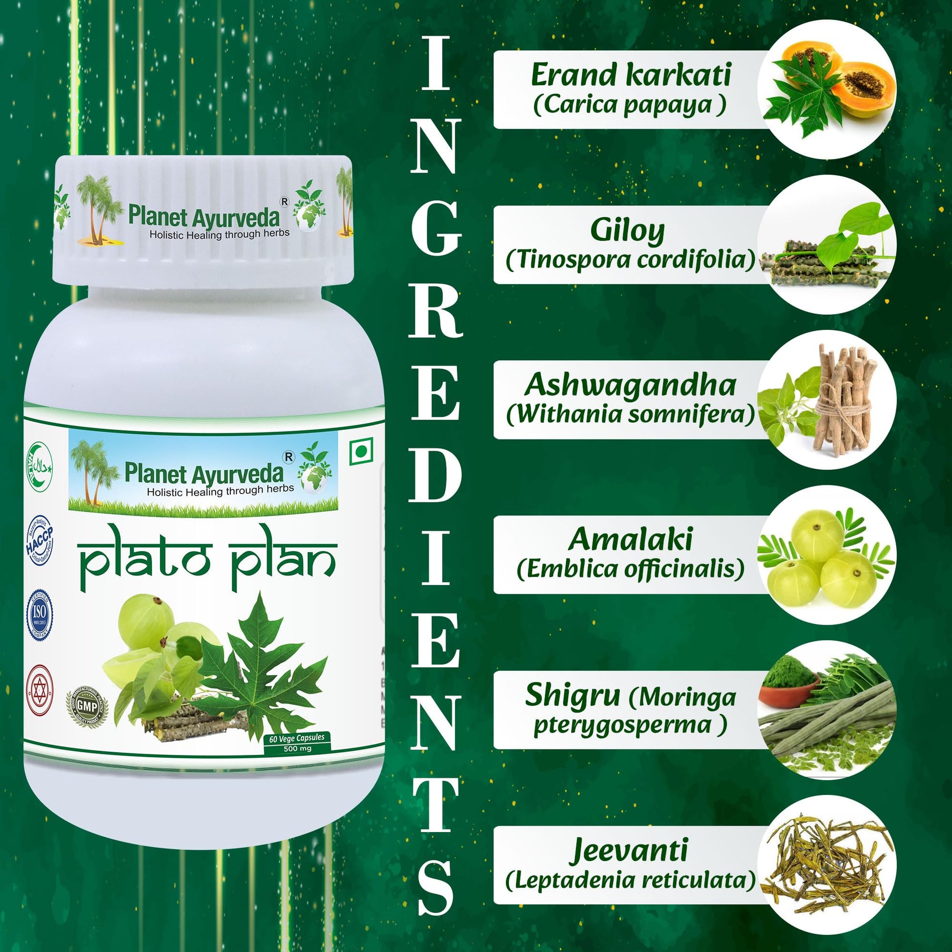 Planet Ayurveda Plato Plan Capsules- image 2