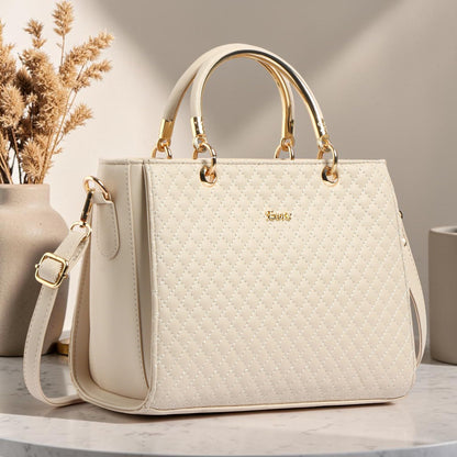 EXOTIC® Studded hand bag for Girl/Women (OFF WHITE)