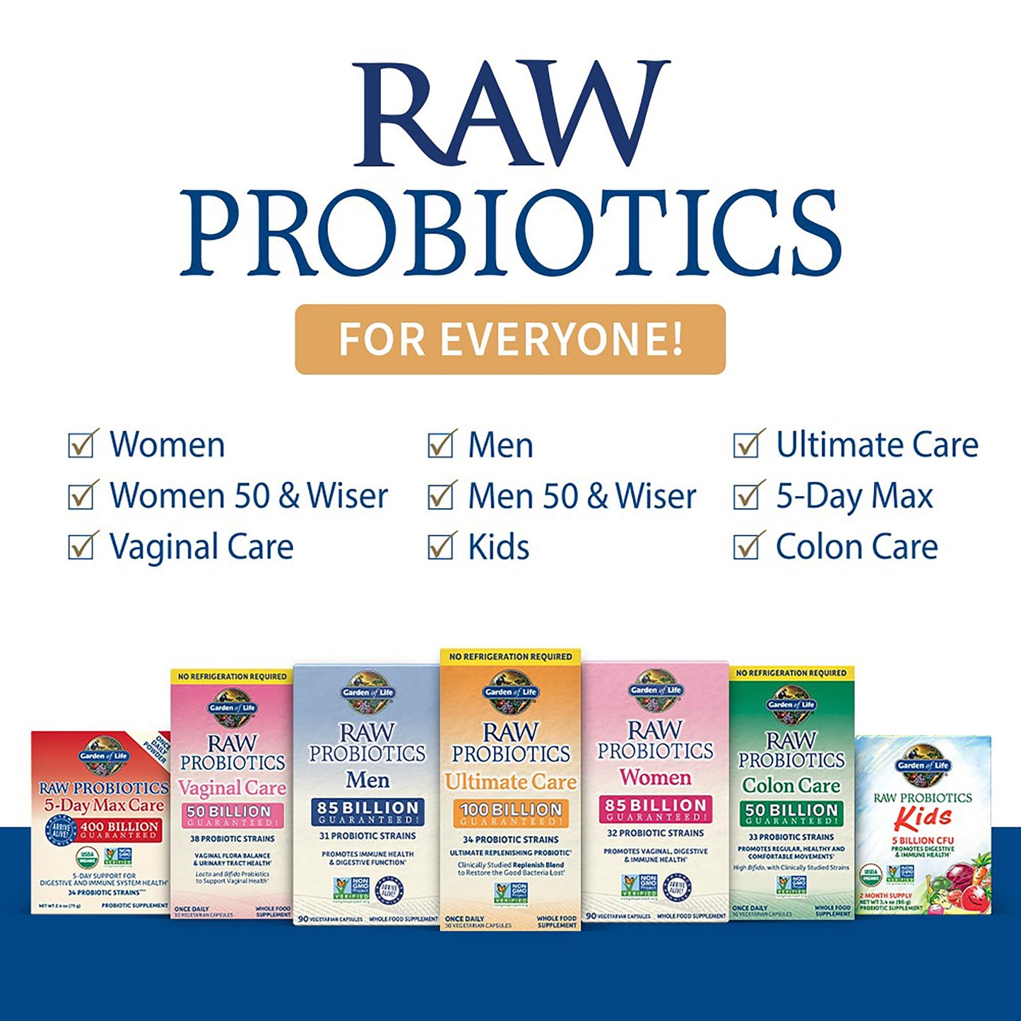 Garden of Life, RAW Probiotics, Ultimate Care, 30 Veggie Caps- image 2