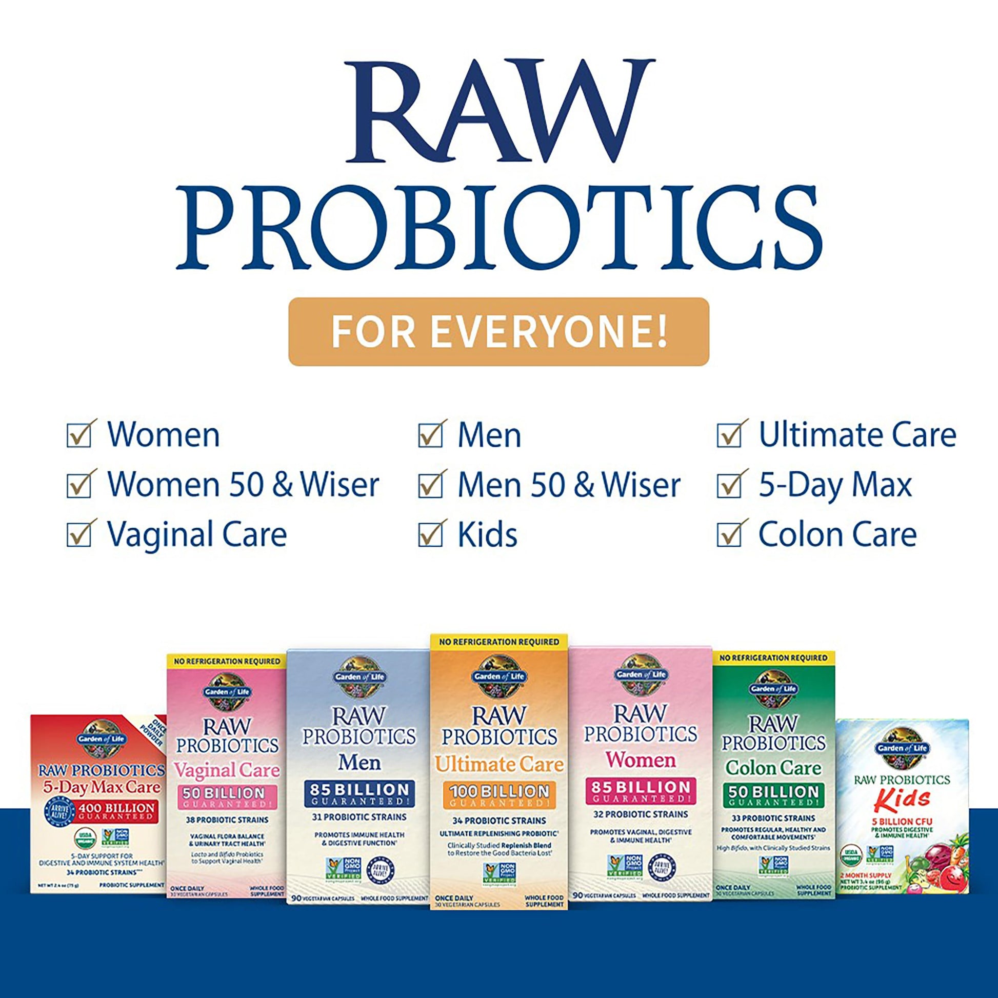 Garden of Life, RAW Probiotics, Ultimate Care, 30 Veggie Caps- image 2
