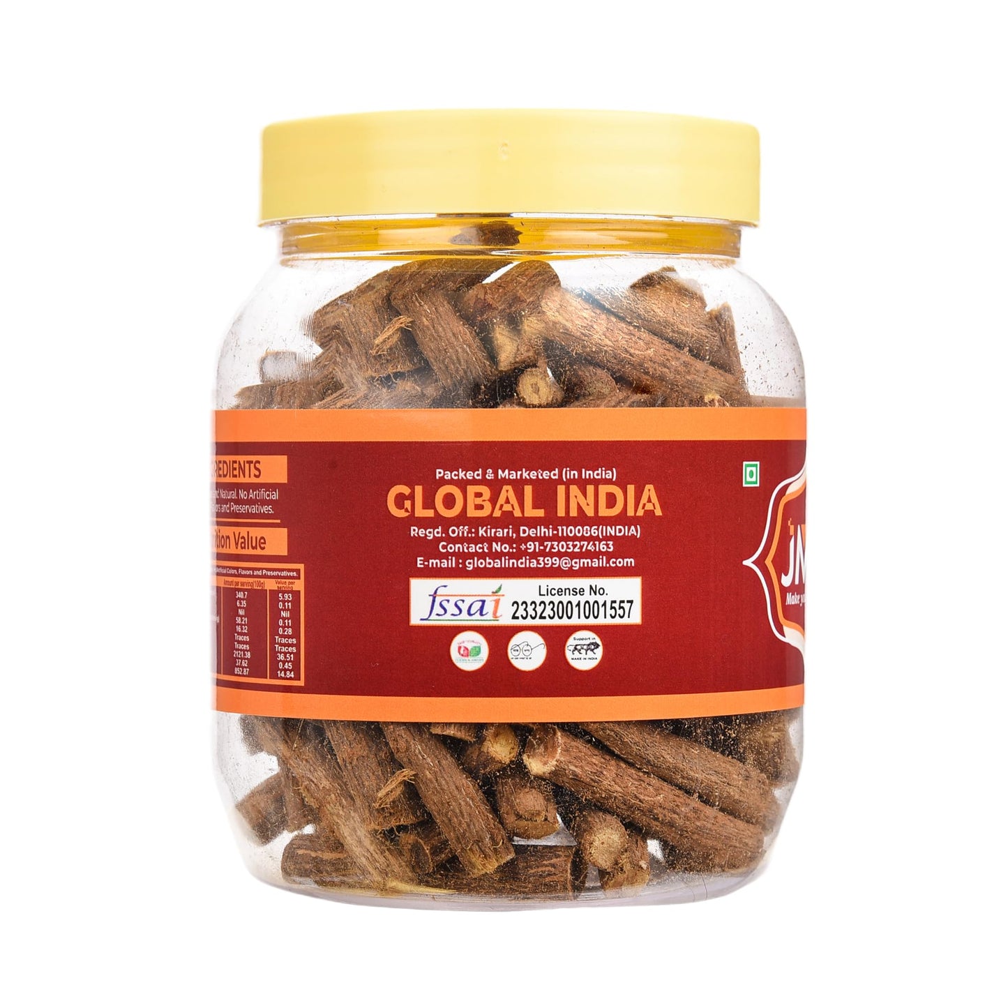JMN Mulethi Root Stick for Eating - Licorice Root - Athimathuram - Jesthamadh for Health Care