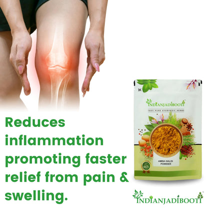 IndianJadiBooti Amba Haldi Powder - Kasturi Turmeric Churn - Curcuma am- image 7