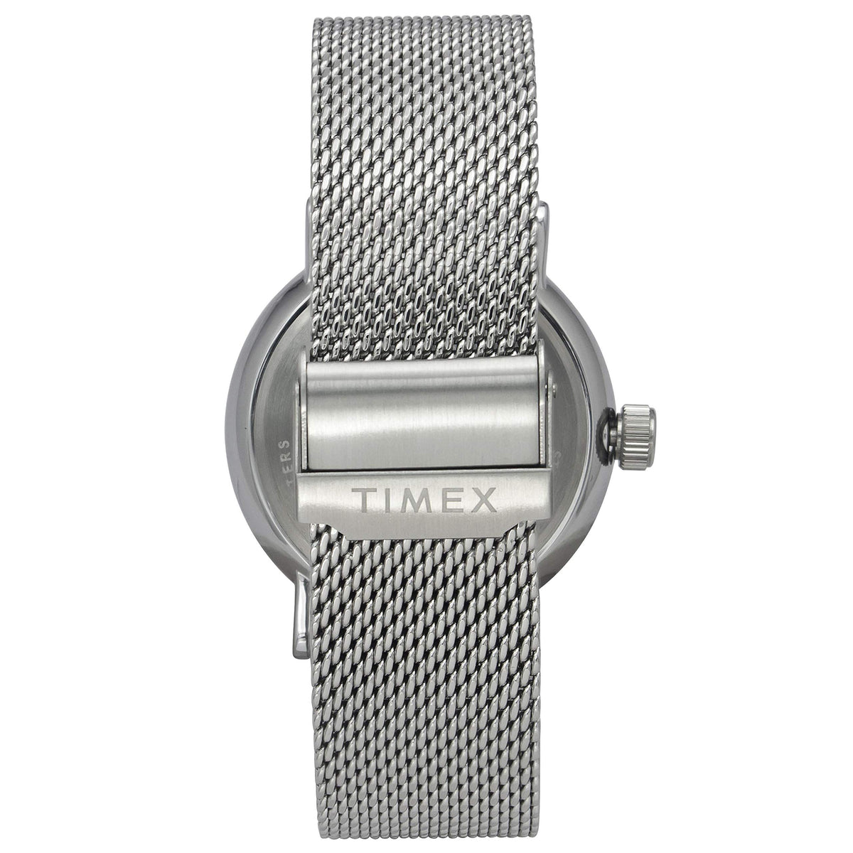 TIMEX Analog Watch for man with Grey Round Dial & Silver Stainless Steel Bracelet Band Water Resistant Men's Wrist Watches - TWEG20000