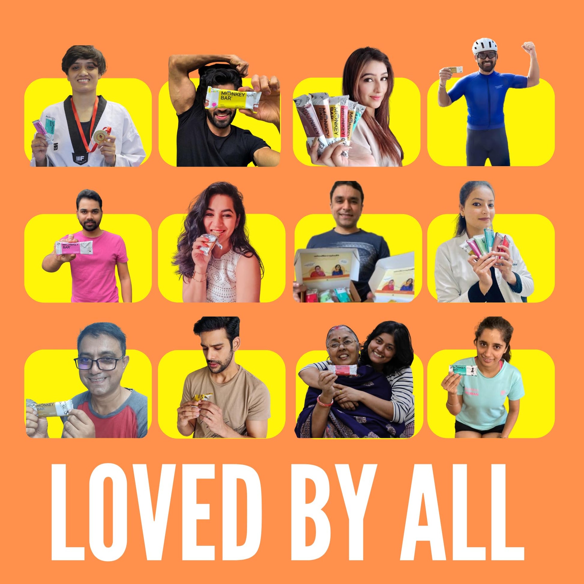 MONKEY BAR - Assorted Protein Bars - 8 Pack, 50grams each, 10-13g Prote- image 3