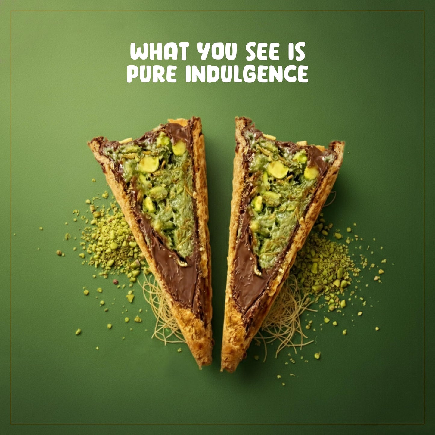 Choco Blast Dubai Kunafa Flavor Chocolate Pistachio Filled Waffle Cone Gift Box