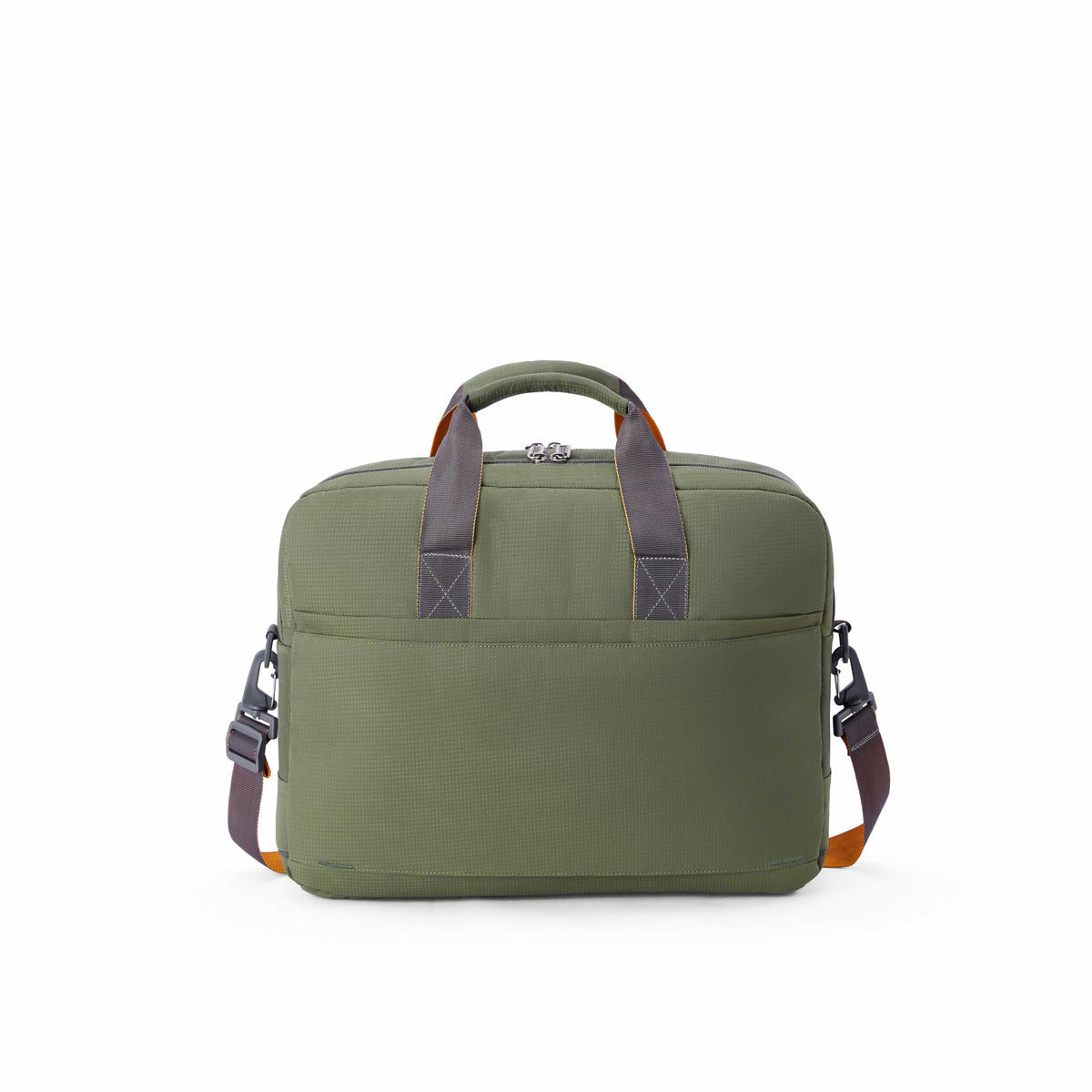 American Tourister Urban Biz Office Briefcase | 2 Compartments | Front Quick-Access Pocket | 14 Inch Laptop Compatible | Messenger Bag for Business | Detachable Shoulder Strap | Green