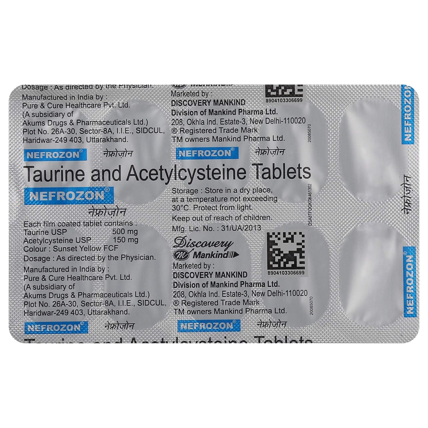 Nefrozon - Strip of 10 Tablets