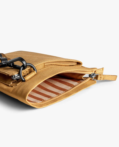 DailyObjects Amber Utility Phone Sling Bag for Women and Girls | Recycled PET Material | Crossbody Pocket Purse | Zipper Closure with Adjustable Strap | Lightweight