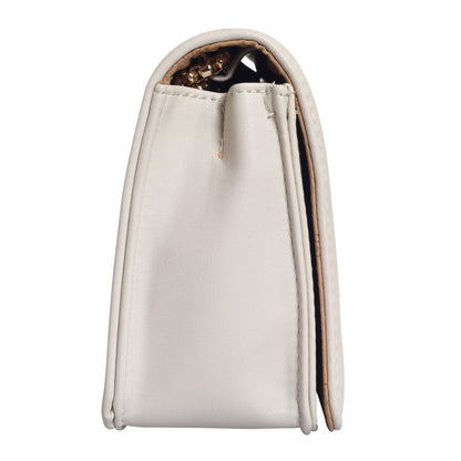 Lino Perros Women's Off-White Faux Leather Sling
