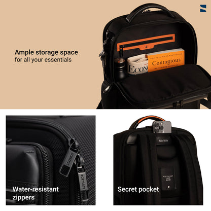 scarters Terminal T2 London - 16" Spacious Multi Compartment Laptop Bac- image 3