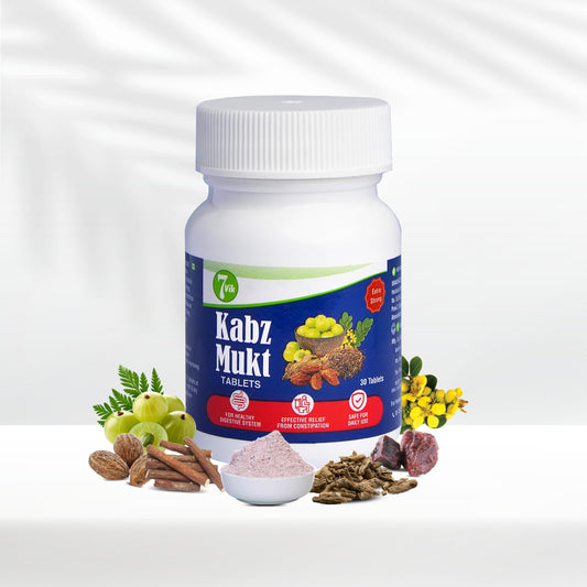 Kabz Mukt 30 Tablets Ayurvedic Constipation Relief | Supports Digestive Health | Clears Colon | Regulates Digestion | Addresses Low Fiber Diet (Pack of 3, Normal)