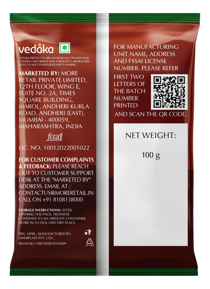 Vedaka Amazon Brand - Mace (Jaipatri) Whole, Spice Pouch, 100 g