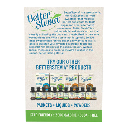 NOW Foods Organic BetterStevia,75 Packets- image 6