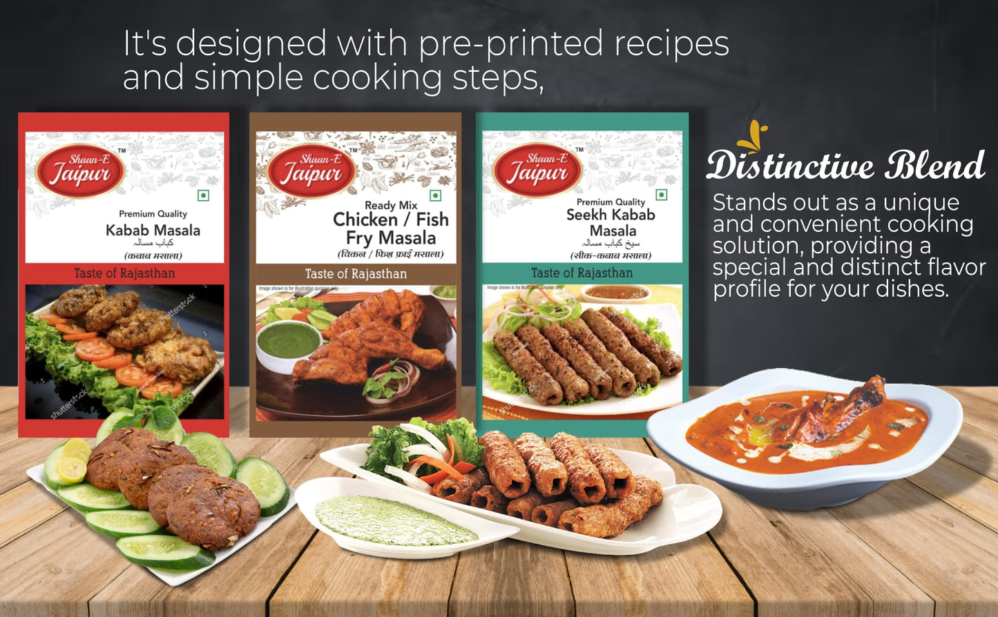 SHAAN-E JAIPUR Seekh Kabab Masala 50 Gm Each Spice Mix | Easy to Cook | Pack of 1 | Super Convenient & Cooks in Minutes