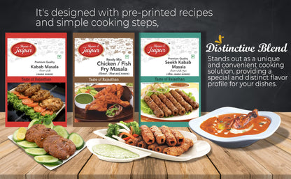 SHAAN-E JAIPUR Seekh Kabab Masala 50 Gm Each Spice Mix | Easy to Cook | Pack of 1 | Super Convenient & Cooks in Minutes