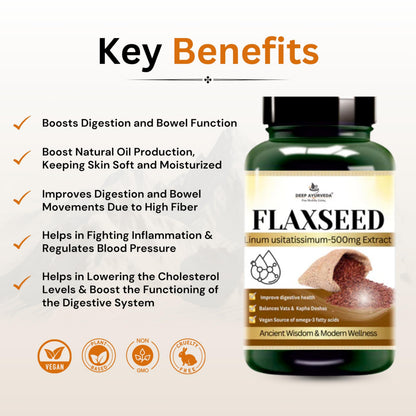 Deep Ayurveda Flex Seed Vegan Capsules