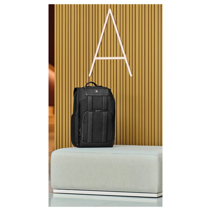 Victorinox Swiss Designed Deluxe Backpack, Laptop Bag For Men & Women, Architecture Urban 2, 23 Litres, Black, 653356