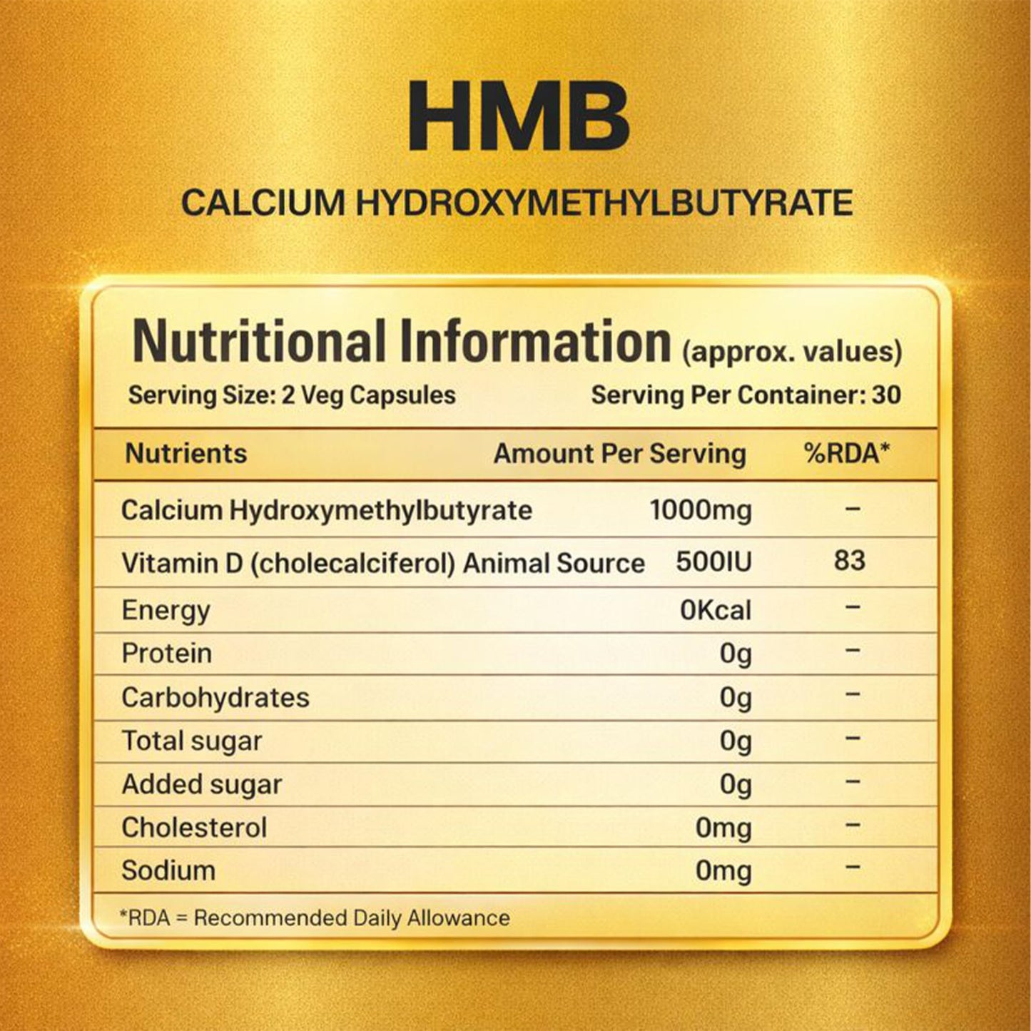 The 5XL Nutrition HMB 1000MG Capsules (calcium hydroxymethylbutyrate) - Pure HMB | Prevents Muscle Breakdown, Faster Recovery, Strength (60 Capsules)