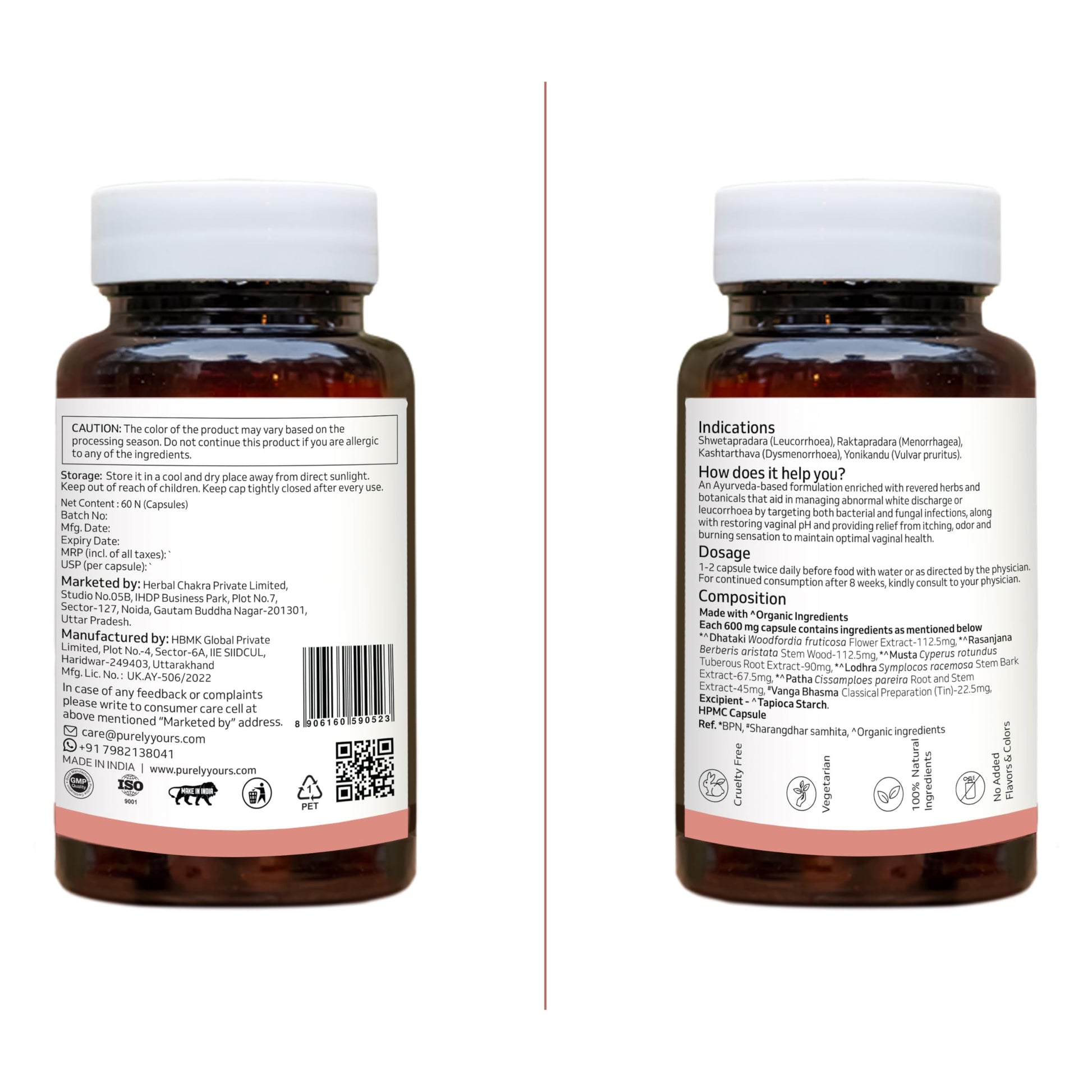 Purely Yours Female White Discharge Management Capsules - Femme Balance- image 4