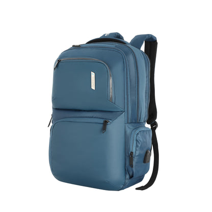 American Tourister Segno 2.0 Polyester Unisex Laptop Backpack (Blue, FREE SIZE)