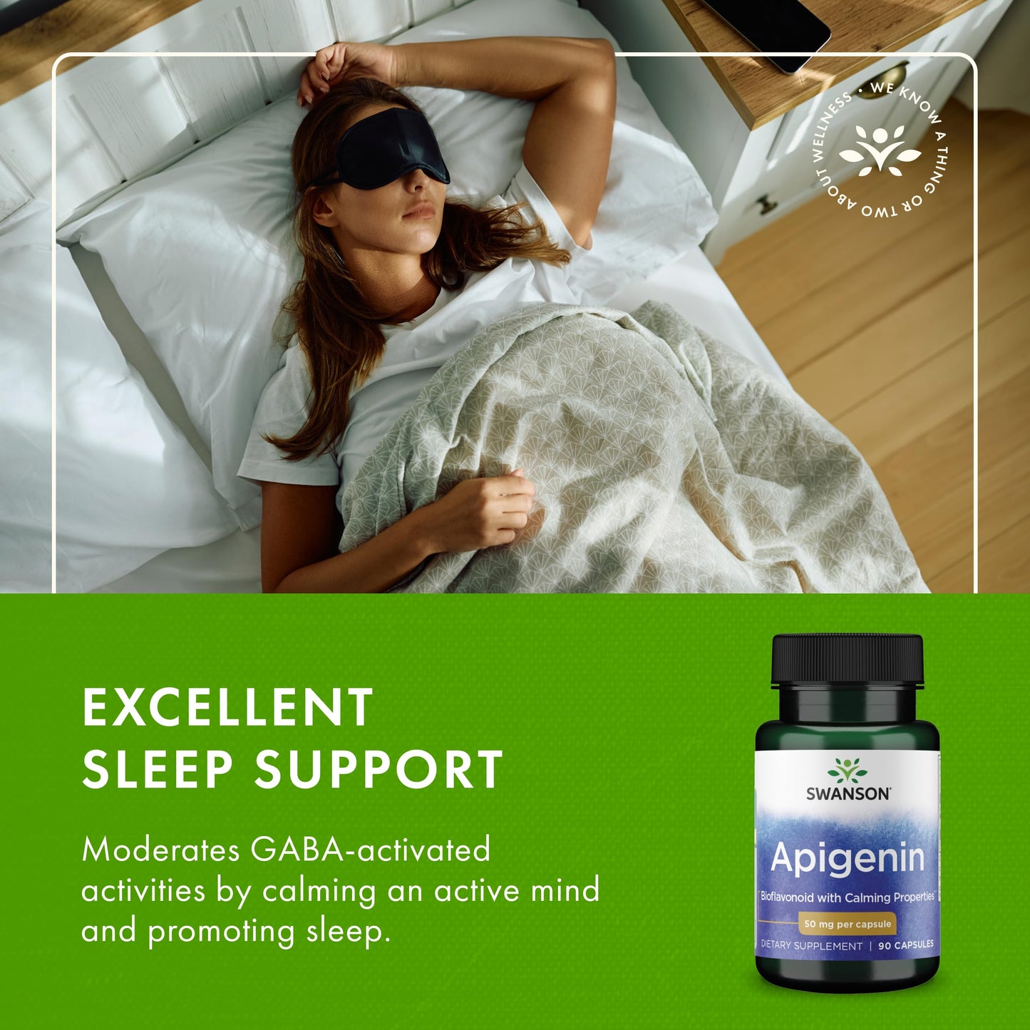 Swanson Ultra Apigenin Capsule (50 mg) -90 Capsules