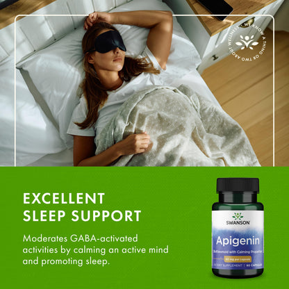 Swanson Ultra Apigenin Capsule (50 mg) -90 Capsules