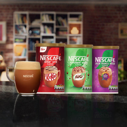NESCAFE Peppermint Mocha Aero Flavoured Multiserve Instant Coffee Drink Mix, Chocolate Mint Taste, Cafe Style Beverage 250g (From UK) DF