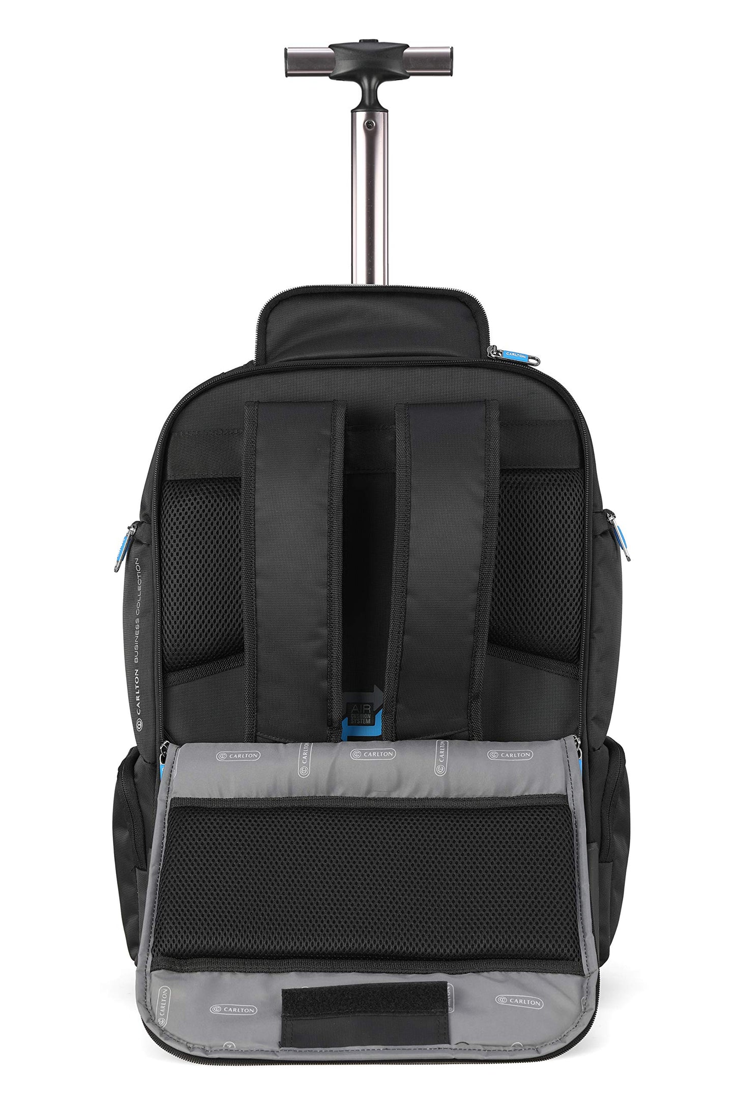 Carlton West End Black Laptop Backpack Trolley