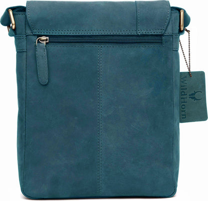 WildHorn Genuine Leather Side Bag for Men | Stylish, Spacious & Durable | Perfect for Daily Use & Travel | Adjustable Strap | 1-Year Warranty