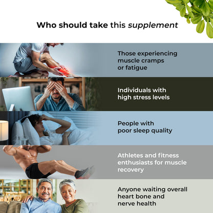 Health Veda Organics Magnesium Citrate + Glycinate 1648mg for Healthy Muscle Functioning, Improves Bone Density, Maintain Sugar Level, Assists in Heart & Nerve Health | 120 Veg Tablets for Men & Women