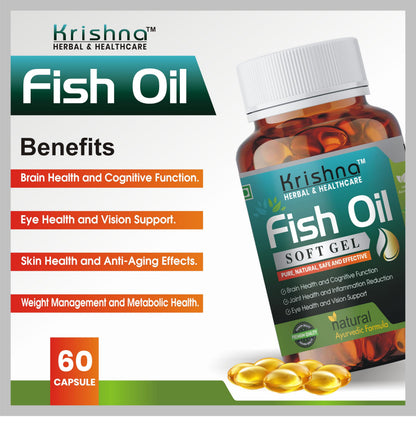 KRISHNA HERBAL & HEALTHCARE FISH OIL SOFTGEL
