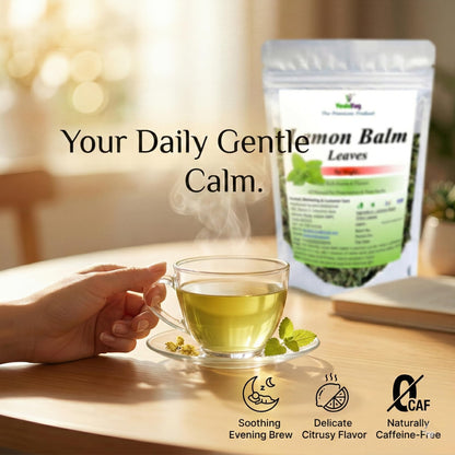 VY VedaYug Lemon Blam, Lemon Balm Tea Leaves, Lemon Balm Tea 25 g
