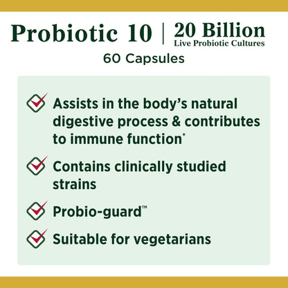 Nature's Bounty Ultra Strength Natures Advanced Probiotic 10 Capsule