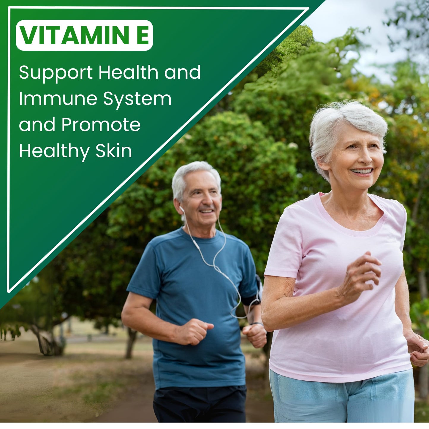 ABHEDA HEALTHCARE Vitamin E 400mg - 60 Softgels - Promotes Healthy Hair, Skin & Nails - Potent Antioxidant, Supports Immune & Skin Health