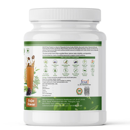 INLIFE Plant Protein Powder - Pea, Quinoa & Brown Rice - 25g Protein -- image 5