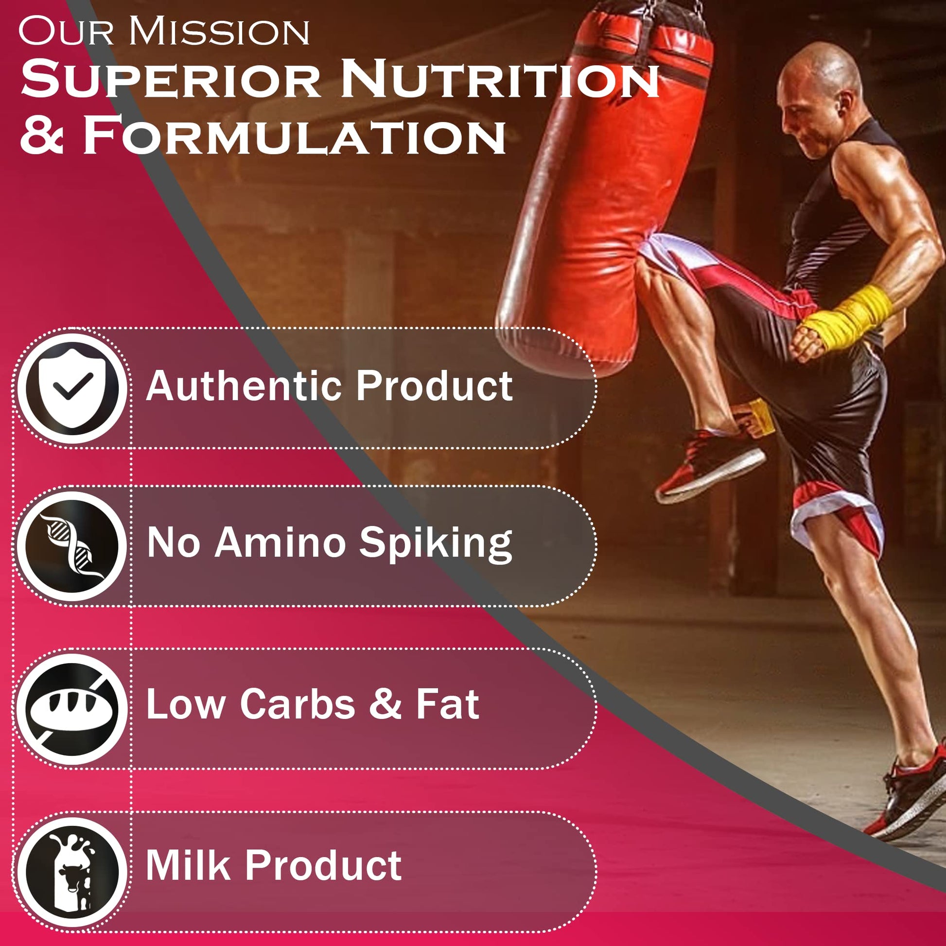 Nakpro HYDRO Whey Protein Hydrolyzed | 25.4g Protein, 5.8g BCAA | 1Kg M- image 5