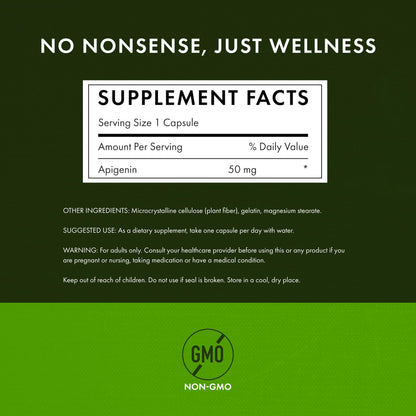 Swanson Ultra Apigenin Capsule (50 mg) -90 Capsules