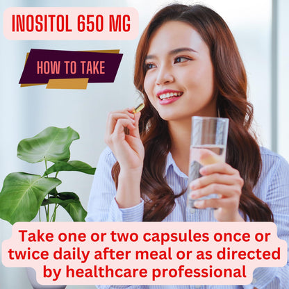 CITRUS NUTRACEUTICAL Inositol 650 mg- 60 Capsules