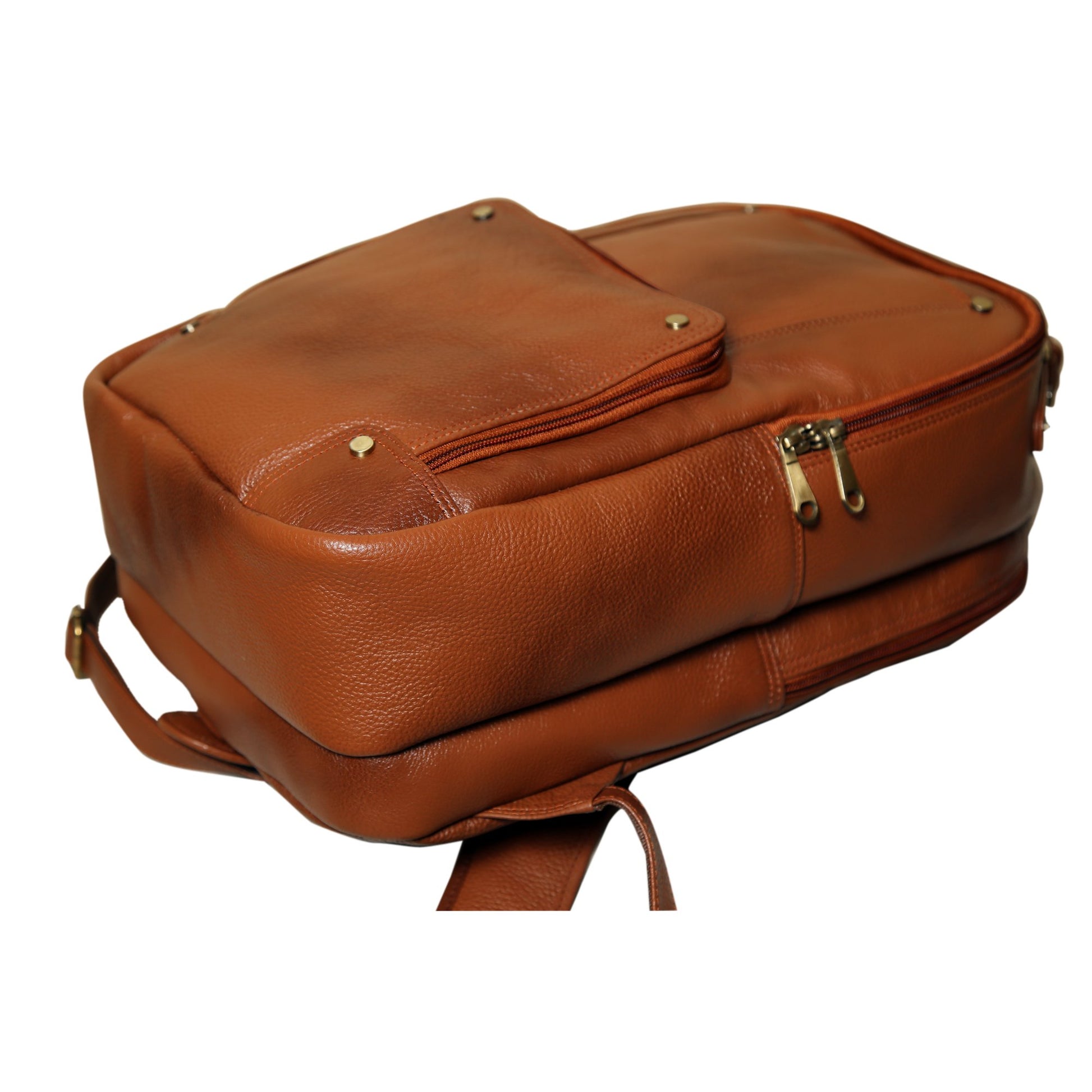 HYATT Leather Accessories 18 Inch Leather Laptop Backpacks Bag For Men- image 5