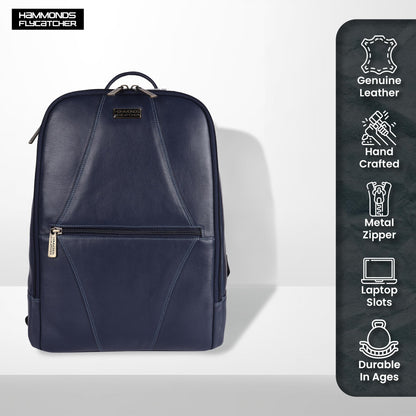HAMMONDS FLYCATCHER Genuine Laptop Backpack - The Ultimate Combination Of Style And Comfort For Men And Women,Perfect For Any Adventure/Perfect For Tech Lovers For Upto 14 Inch Laptop - Blue,35 Litre