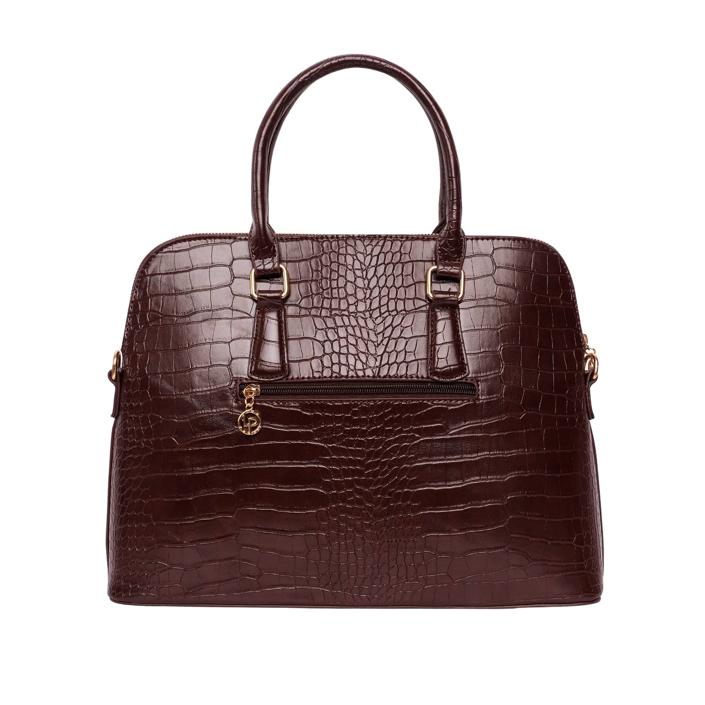 Lino Perros Womens Synthetic Leather Satchel, BROWN