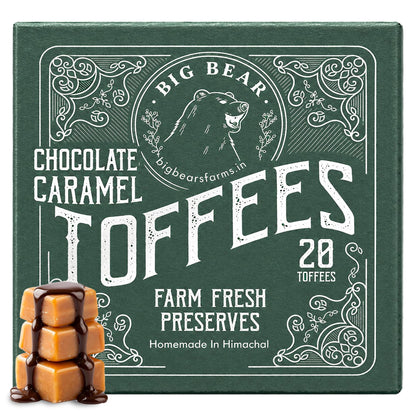 Big Bear Farms Handmade Chocolate Caramel Toffee 300g - Pack Of 1