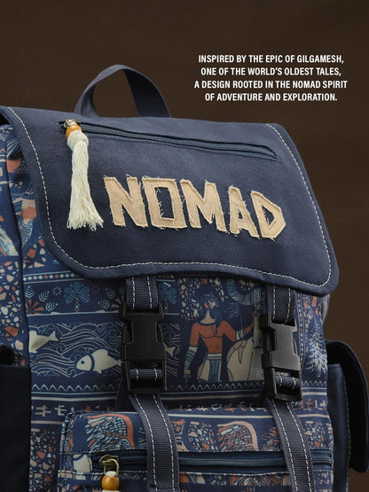 The Souled Store Nomad: Odyssey Backpacks | 21L Durable Canvas Laptop Bag for Men & Women | 15.5 Inch Padded Tech Sleeve & Breathable Air Mesh Back – Earthy Brown & Khaki