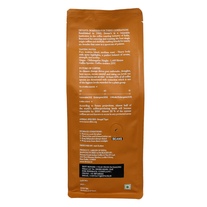 1962 Devan's South Indian Early Bird Special Blend Filter Coffee Beans: Coffee : 100%, (Medium Roast) 500 Gms (Beans), Bag